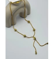 22K Altın Kaplama Kuyumcu Model Kolye 25 -22k145 (Gold)