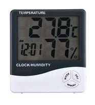 Northcity HTC-1 Dijital Termometre - Sıcaklık ve Nem Ölçer İç Mekan Termohigrometre