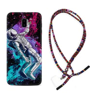 Samsung J6 Plus J7 Prime J7 Pro M20 Kılıf Boyun Asklı Rasta Silikon Astronot Signs 1753