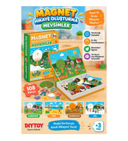 DIYToy Mevsimler Manyetik Hikâye Oluşturma Seti 102 Parça – 3 Yaş ve Üzeri