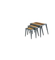 Zigon Osm 17603 ÇERÇEVE Model Sehpa Parlak Ceviz-gri Kayın RETRO ayak El Yapım