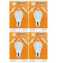 (4 Adet) Osaka 7W (50W) Beyaz Işık E27 Duylu (Kalın Duy) Led Ampul