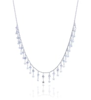 Söğütlü Silver Gümüş rodyumlu zirkon taşlı yıldızlı kolye