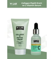 W-Lab Kozmetik C Vitaminli Serum + Kolajen Peptit Krem Set