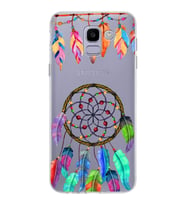 PrintiFy Samsung Galaxy J6 2018 ile Uyumlu 1mm Slim Fit Nazar Boncuğu 6 Baskılı Şeffaf  Kılıf