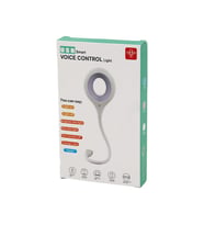 USB SMART VOICE CONTROL LİGHT SESLİ IŞIK AYARLI MİNİ YUVARLAK USB 16 LEDLİ LAMBA AKROBAT KOLLU 2W 5V-0.5A