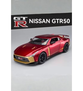 Kırmızı Işıklı Sesli 1:24 Ölçek İnce Detay Açılır Kapı GT-R50 Premium Model Araba