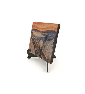 Çığlık (Edvard Munch, 1893) Baskılı MDF Masaüstlük 10X10