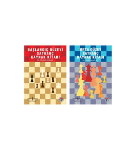 Başlangıç Düzeyi Satranç Ders Kitabı + Orta Düzey Satranç Kaynak Kitabı- 2 Kitap Set