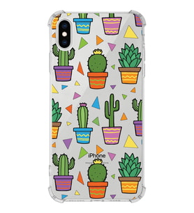PrintiFy Apple iPhone X Uyumlu Water Color 4 Baskılı Şeffaf Köşe Korumalı Antişok Kılıf