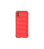 Samsung Galaxy A06 Kılıf Optimum Silikon - Kırmızı