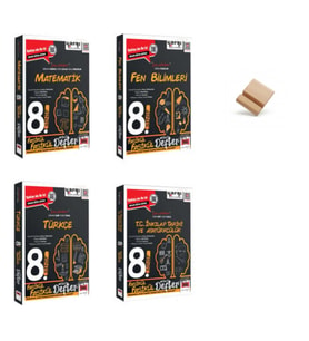 Yargı LGS 2027 8. Sınıf Matematik Fen Türkçe ve İnkılap Fasikül Akıllı Defter 4lü Set + Telefon Standı