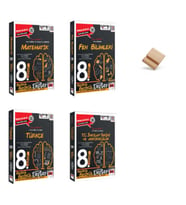 Yargı LGS 2027 8. Sınıf Matematik Fen Türkçe ve İnkılap Fasikül Akıllı Defter 4lü Set + Telefon Standı
