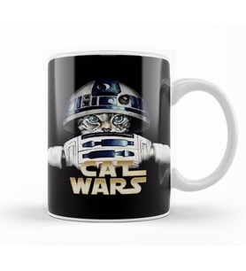 Star Cat Wars 011 Kupa Bardak Porselen