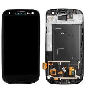 Samsung Uyumlu Galaxy S3 İ9300 Ekran Çitası Siyah 