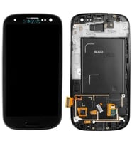Samsung Uyumlu Galaxy S3 İ9300 Ekran Çitası Siyah 