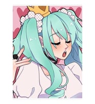 Hatsune Miku - Dünya Benimdir Tablo Ahşap Poster Dekoratif