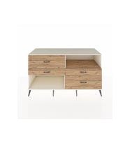 Kronos Konsol Tek Raflı 4 Çekmeceli  176x59x99 Aytaşı-Çam