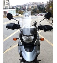 MOTOCAM Bmw F 650 GS Ön Cam 2004-2007 Model 45cm Şeffaf Renkli 4mm