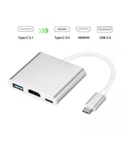 CODEGEN CODEGEN CDG-CNV39 0.15metre TYPE-C -HDMI_USB 3.0_TYPE-C Çevirici Adaptör Gümüş 1080p