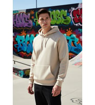 Erkek Kapüşonlu Reglan Kol Düz Kesim Sweatshirt Fonksiyonel Dayanıklı Kaliteli Konforlu Şık