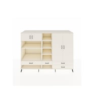 Kronos Dolap 12 Raflı 4 Çekmeceli 4 Kapaklı 220x59x163 Aytaşı-Aytaşı