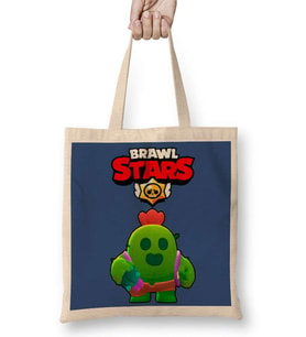 Spike Brawl Stars Bez Çanta Uzun Saplı