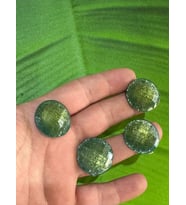 2X2 CM 4 LÜ SİMLİ YEŞİL OPAL DELİKLİ BONCUK DİKİŞ HOBİ KOT AKSESUARI