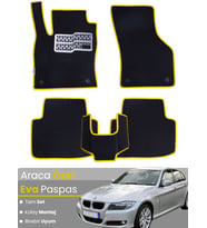 BMW 3 SERİSİ E90 SEDAN (2005-2013) Uyumlu EVA Paspas Tam Set–Araca Özel,Su Geçirmez