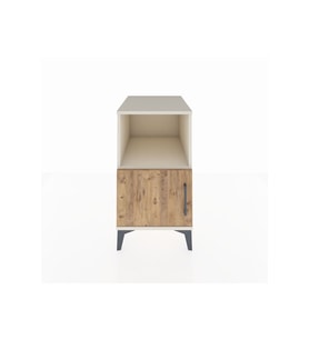 Kronos Komodin 2 Raflı Tek Kapaklı 44x59x80 Aytaşı-Çam