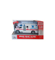 Ctoy Işıklı Ve Sesli Sürtmeli Ambulans 1:20