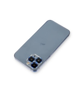 Newface Apple iPhone 12 Pro Metal Kamera Lens Koruma Cam - Mavi