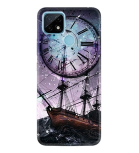Realme C11 C21 C21Y C25Y C11 2021 Kılıf Desemli Silikon Time 1749