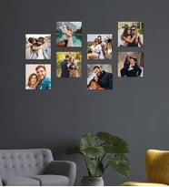 Kişiye Özel 8 Fotoğraflı Kare Mdf Tablo