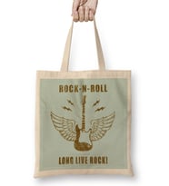 Long Live Rock N' Roll 01 Bez Çanta Uzun Saplı