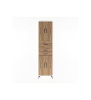 Hyperion Dolap 3 Raflı 3 Çekmeceli 4 Kapaklı 60x44x243 Aytaşı-Çam