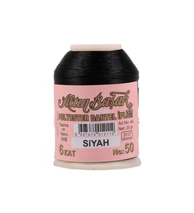 Northcity Altınbaşak Oya ve Dantel İpi 20 gr - Royaleks - No: SİYAH