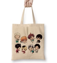 Haikyuu All Tag Team Bez Çanta Uzun Saplı