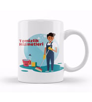 Temizlik Hizmetleri Temizliçi Kupa Bardak Porselen