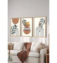 Artavessa 3 Parça Çerçeve Görünümlü Mdf Tablo Seti - Artsycllct33-2030