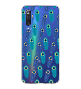 PrintiFy Xiaomi Mi 9 ile Uyumlu 1mm Slim Fit Nazar Boncuğu 4 Baskılı Şeffaf  Kılıf