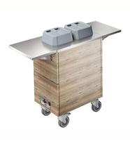 Electrolux Professional Mobil Tabak Dispenseri, Isıtmalı, 2 Silindirli, İki Adet Paslanmaz Çelik Tepsi F33HAW