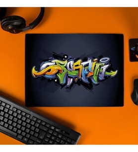 Grafiti Tasarımlı Tasarımlı 40x30 Mousepad