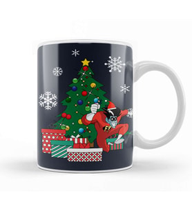 Freakazoid Around The Christmas Tree Kupa Bardak Porselen