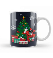 Freakazoid Around The Christmas Tree Kupa Bardak Porselen