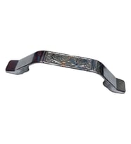 Dekoratif Zamak Kulp İçten - 64mm, Nikel, 100 Adet