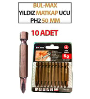 Bul Max Yıldız Matkap Ucu PH2 50 MM (MIKNATISLI)