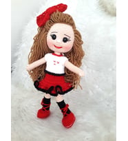 Sevimli Ezgi Bebek Amigurumi Organik Oyuncak
