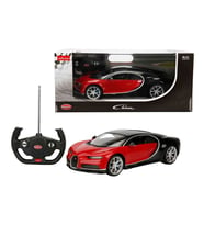 Rastar 1:14 Bugatti Chiron Uzaktan Kumandalı Işıklı Araba Kırmızı-Siyah