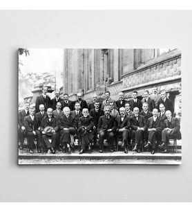 Solvay Conference 1927 Kanvas Tablo